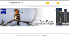 Desktop Screenshot of fernglas-store.ch